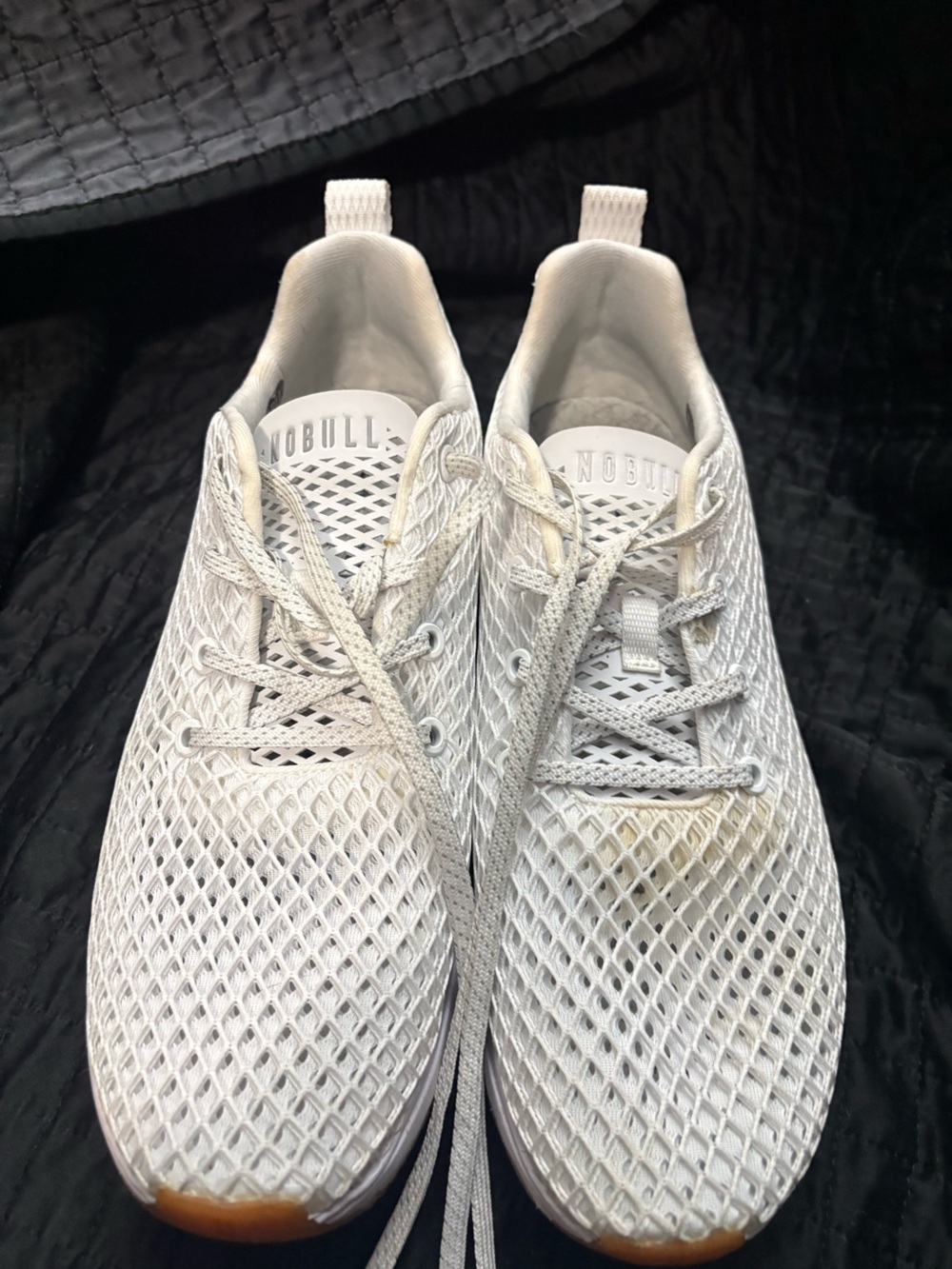 NOBULL Men’s White with gumsole Mesh Training Shoes 10.5